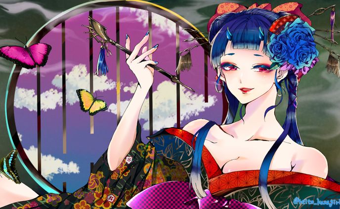 花魁【1枚絵、歌ってみた】