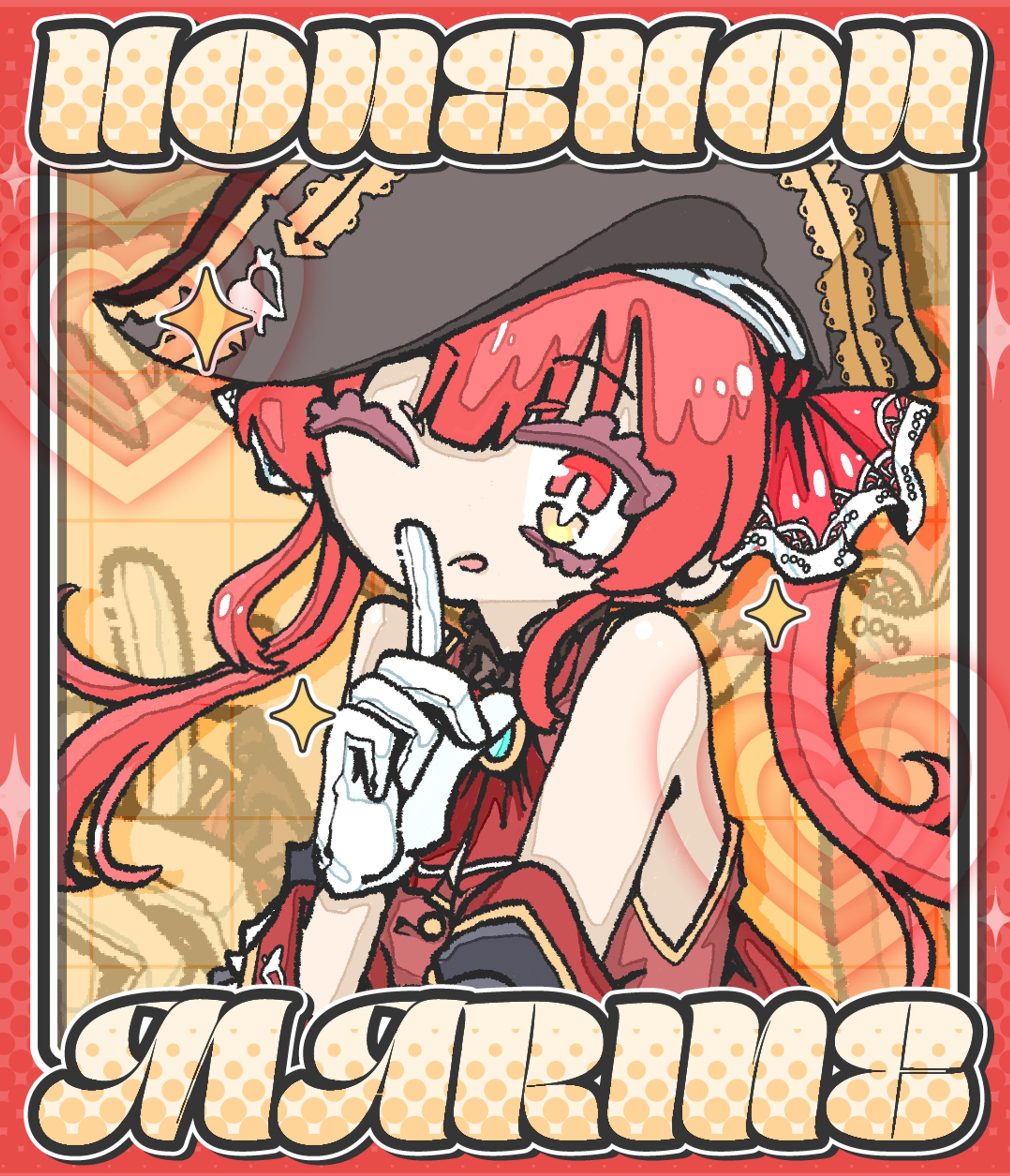 宝鐘マリン様ファンアート-1