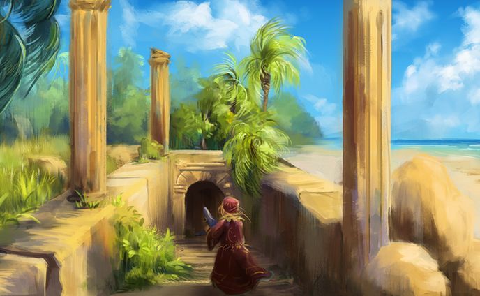 sea side hidden place