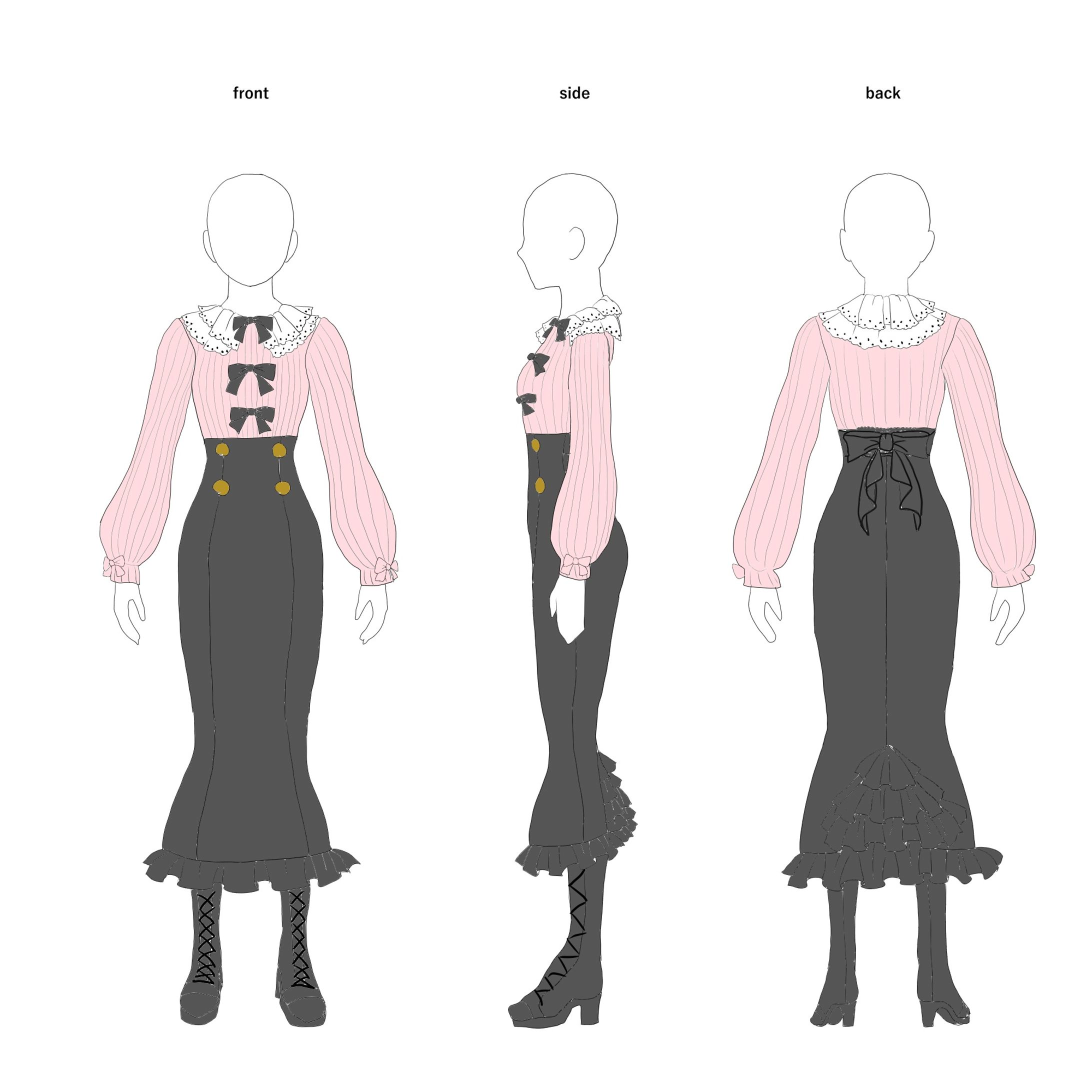 オリキャラ私服依頼-1