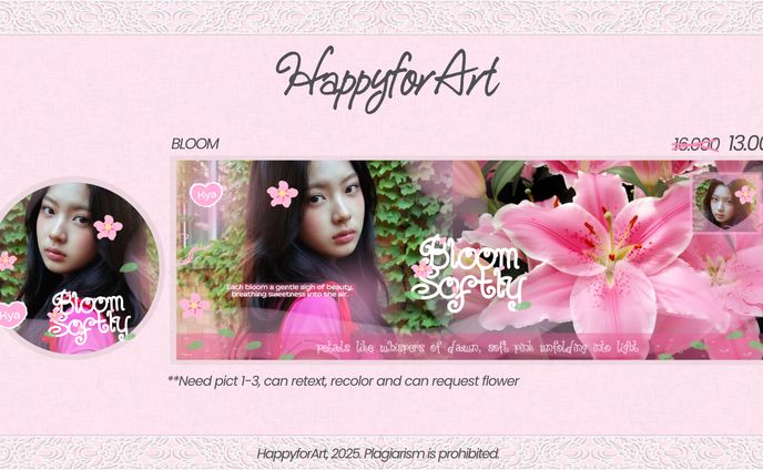Layout X (AVA HEADER) Code: BLOOM