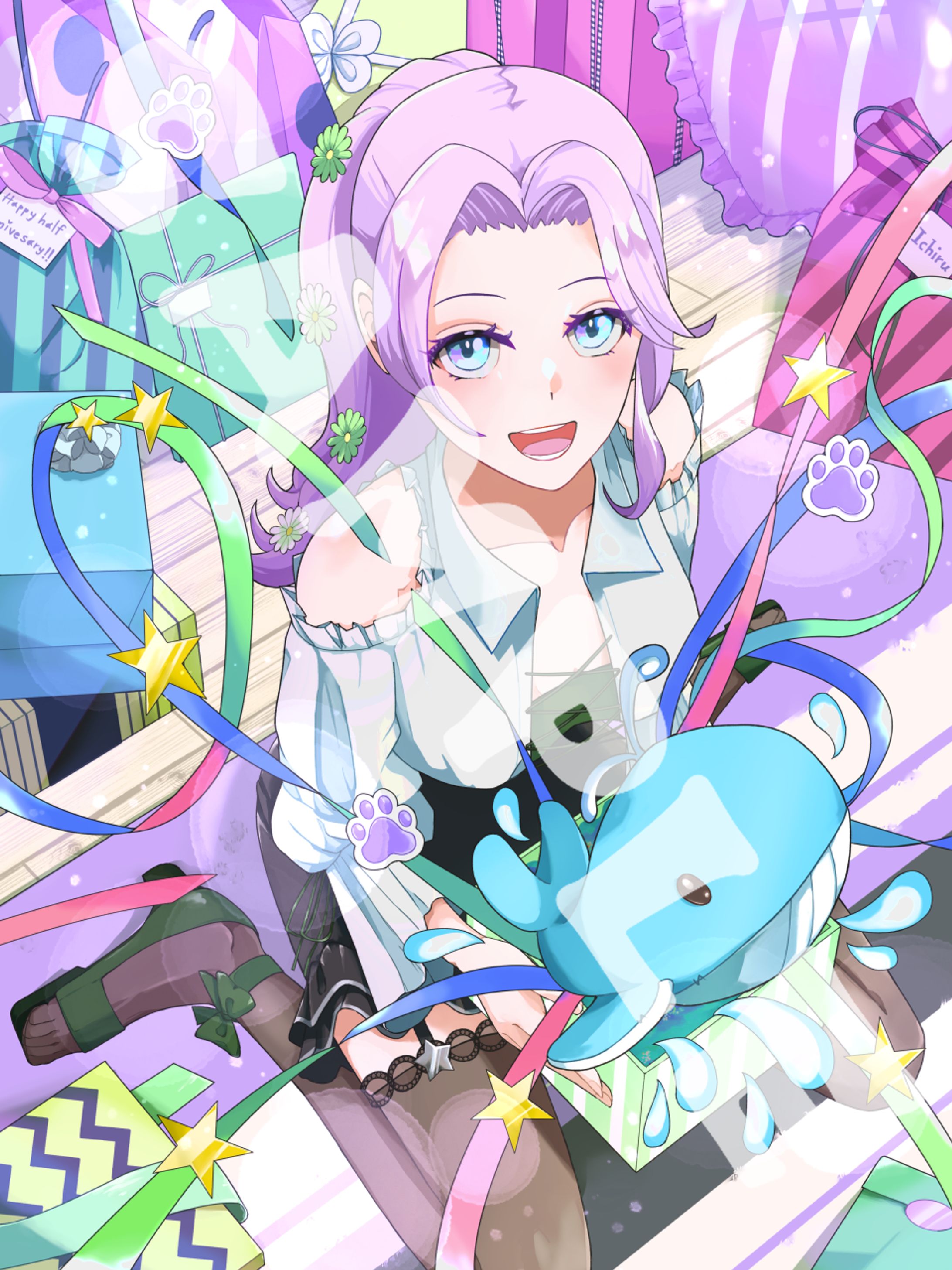 【ご依頼品】ライバー様アニバーサリーイラスト-1