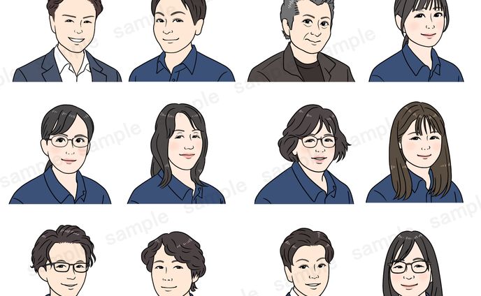 似顔絵作品