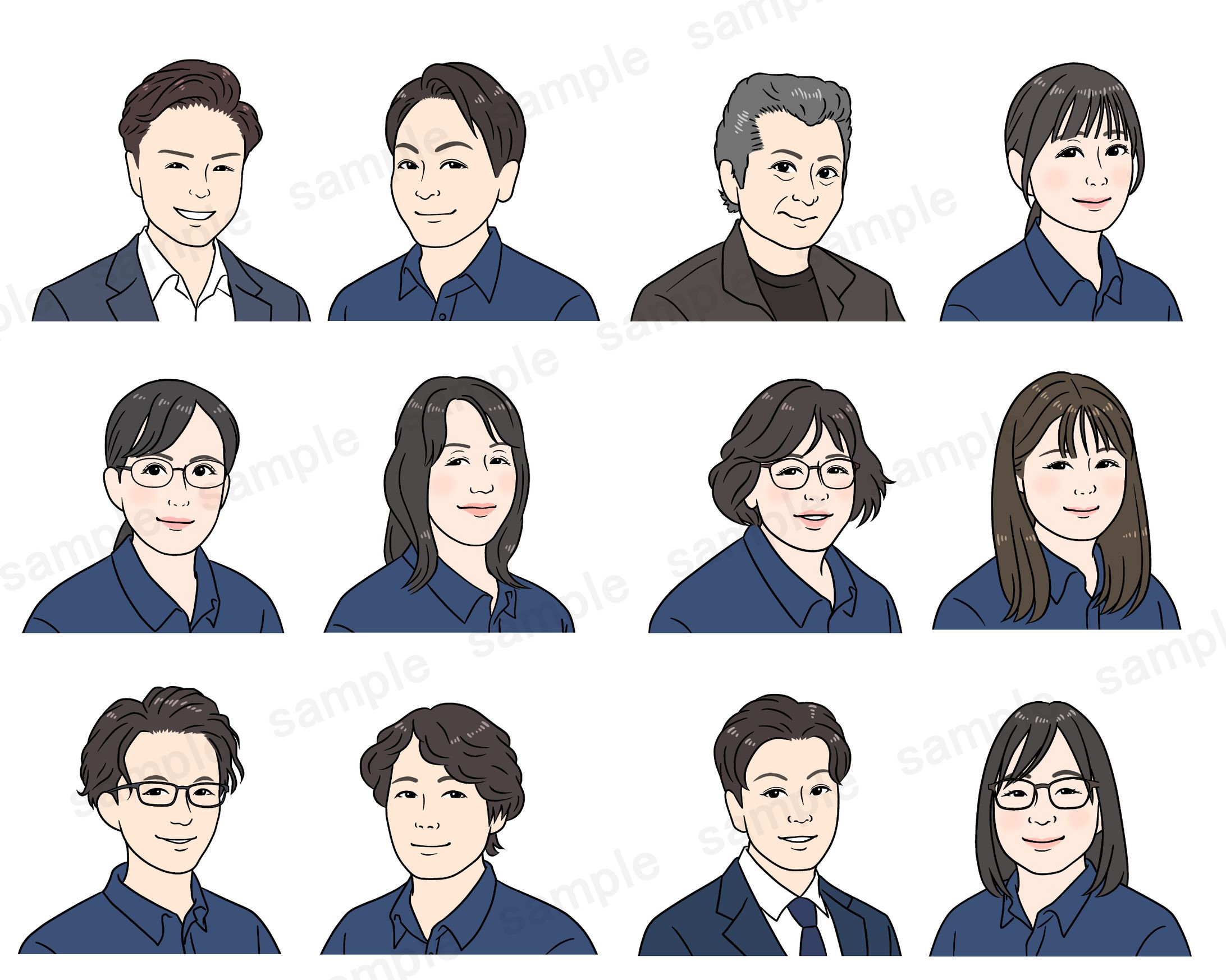 似顔絵作品-1