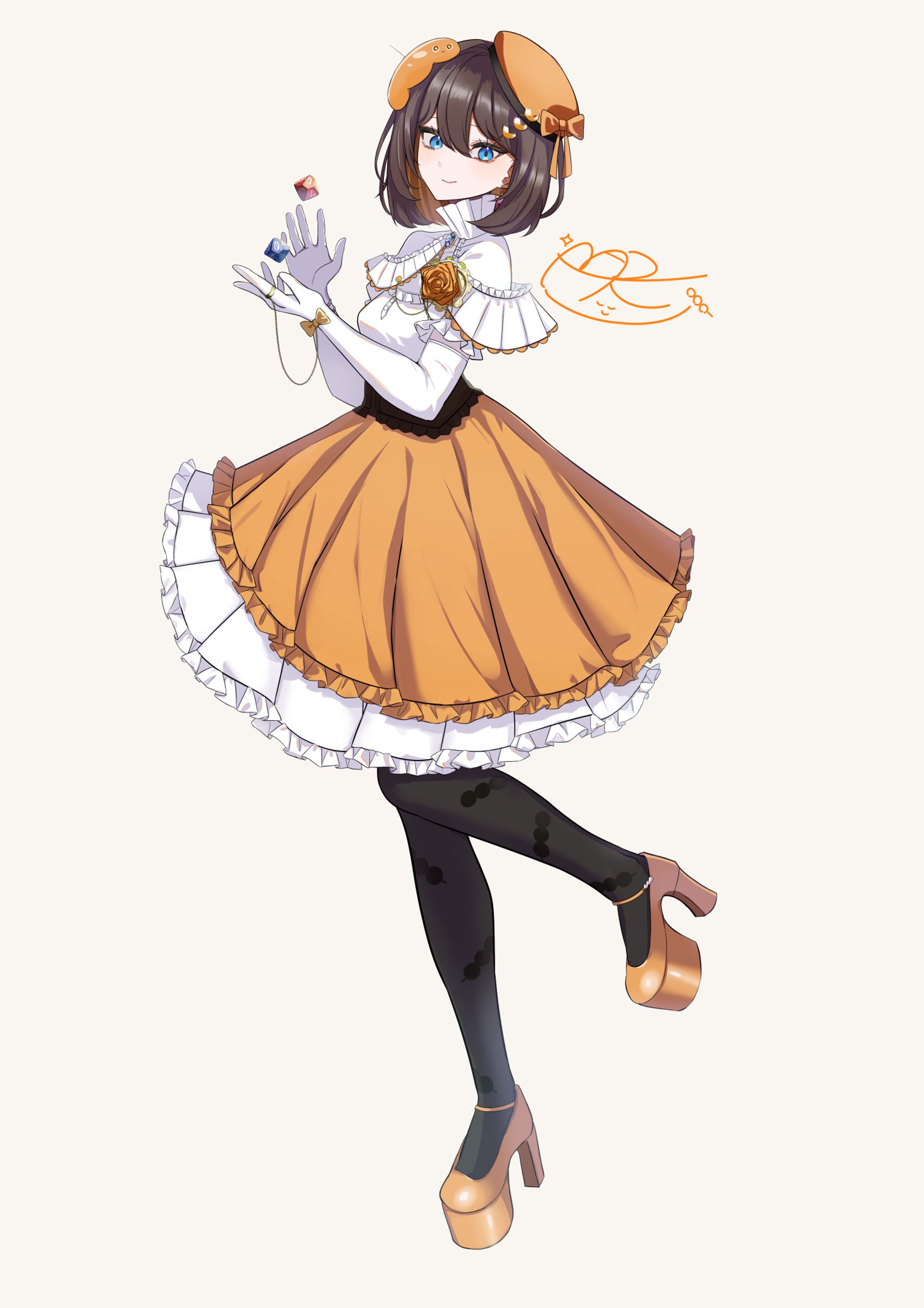 【お仕事】挿頭持みたらみんちゃん　キービジュアル制作(表情差分有り)-1