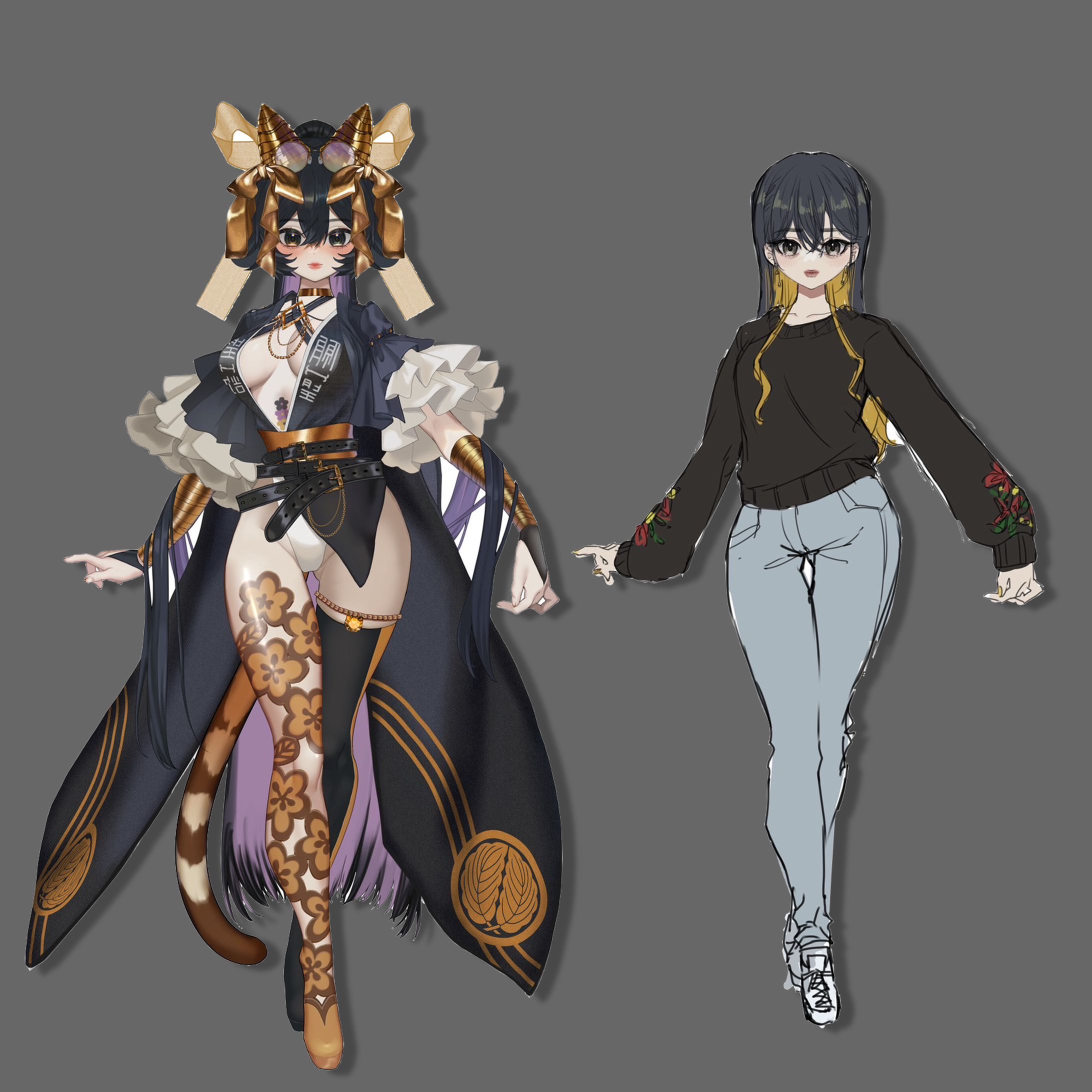 【Vtuber】立ち絵デサイン-1