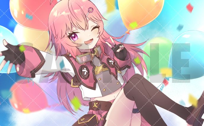 誕生日記念イラスト