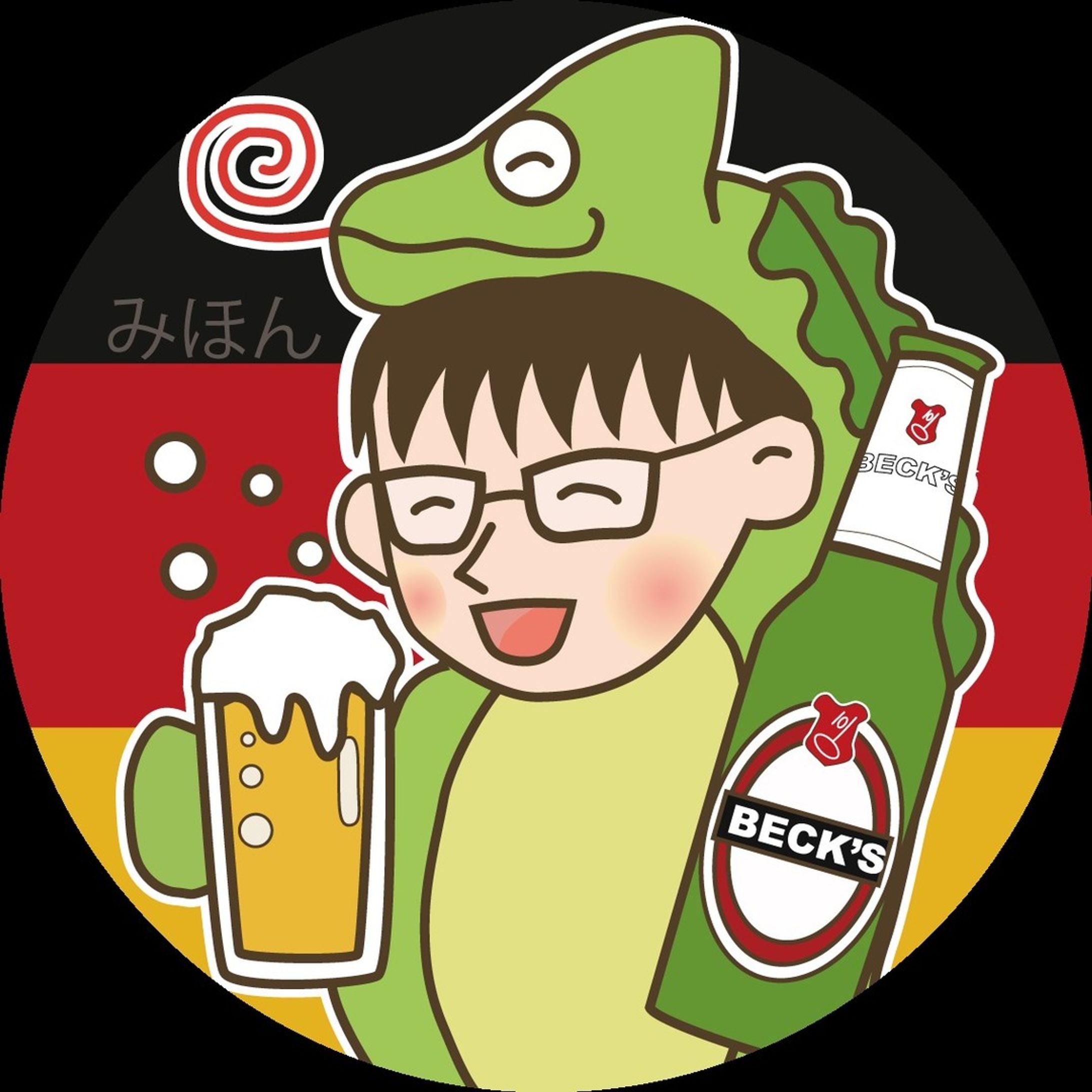 ご依頼ーベックスさん
ドイツが好きでベックスというビールから名前をつけたというところからこちらのデザインにしました。カメレオンの着ぐるみを着ているのは、以前のアイコンがカメレオンだったので、そちらもエッセンスとして残していた方が、フォロワーさんの「誰やねん」感を緩和できるかもと思ってデザインしてます。我ながらわかりやすいアイコンになったと思います💯

#感謝 #イラスト #イラスト好きな人と繋がりたい #イラストグラム #イラストレーター #イラストレーターさんと繋がりたい #イラスト好き #イラスト垢 #イラスト好きと繋がりたい #ゆるふわイラスト #おねぇイラスト #illust #illustrator #illustragram #illustration #イラスト初心者 #イラスト初心者と繋がりたい #お絵描き #お絵描き好きな人と繋がりたい #お絵描きグラム #お絵描き#アイコン-1