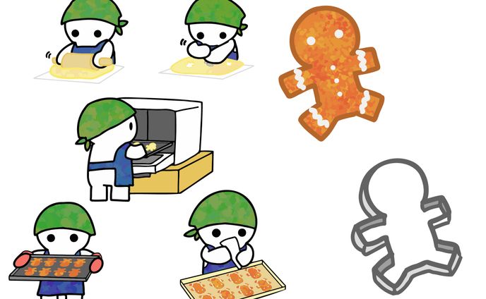 ジンジャーマンクッキーセット