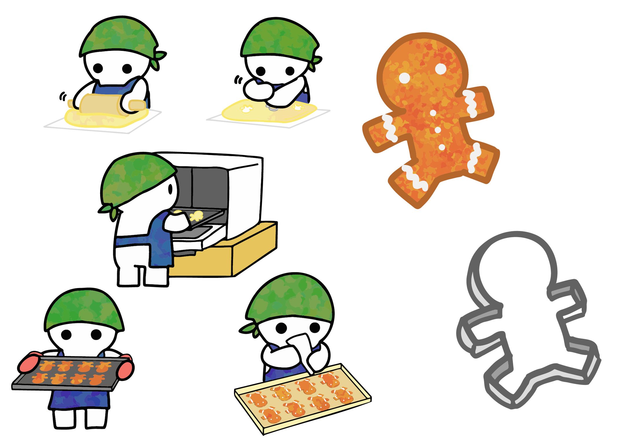 ジンジャーマンクッキーセット-1