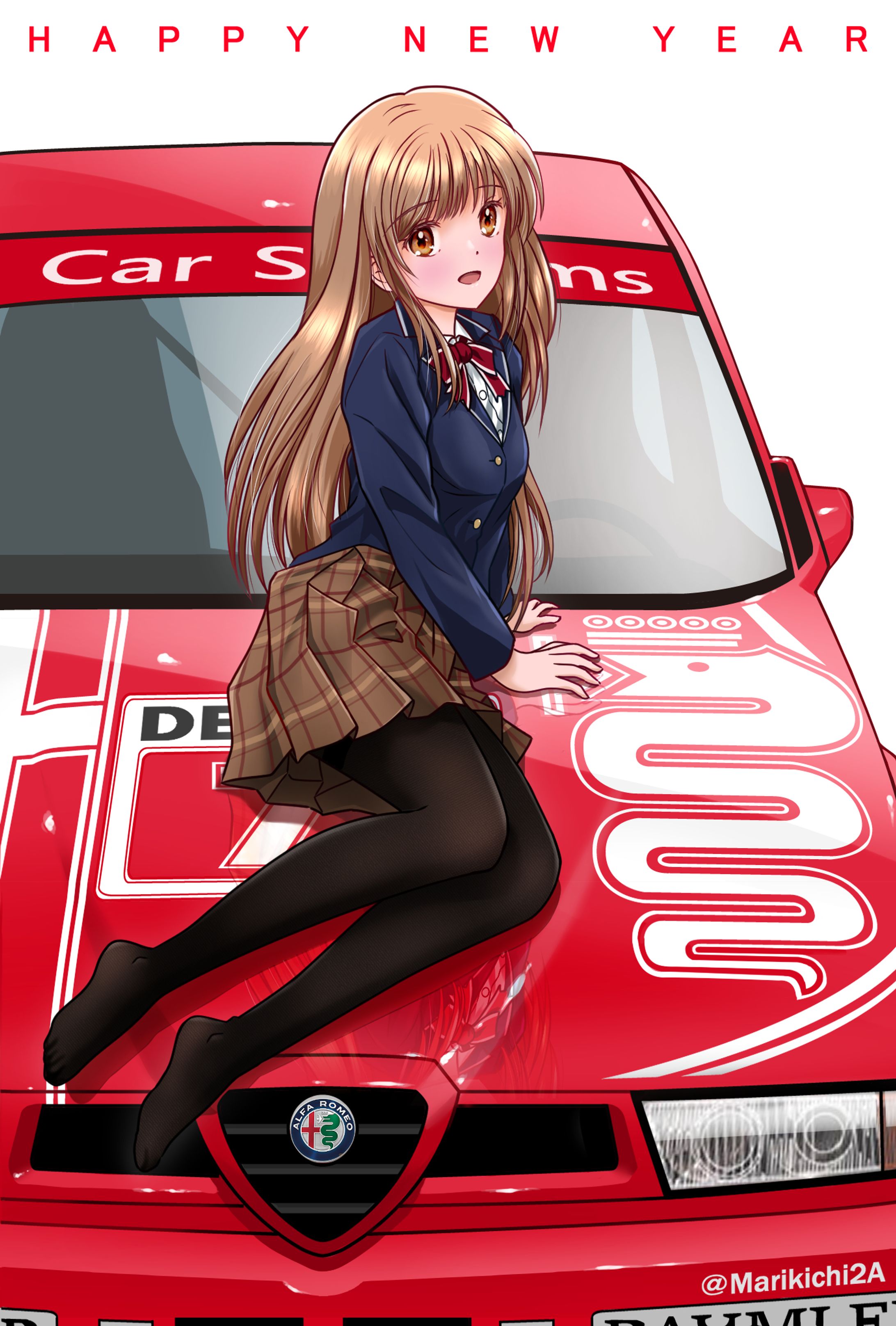 巳年の年賀状 お隣の天使様ファンアート-1