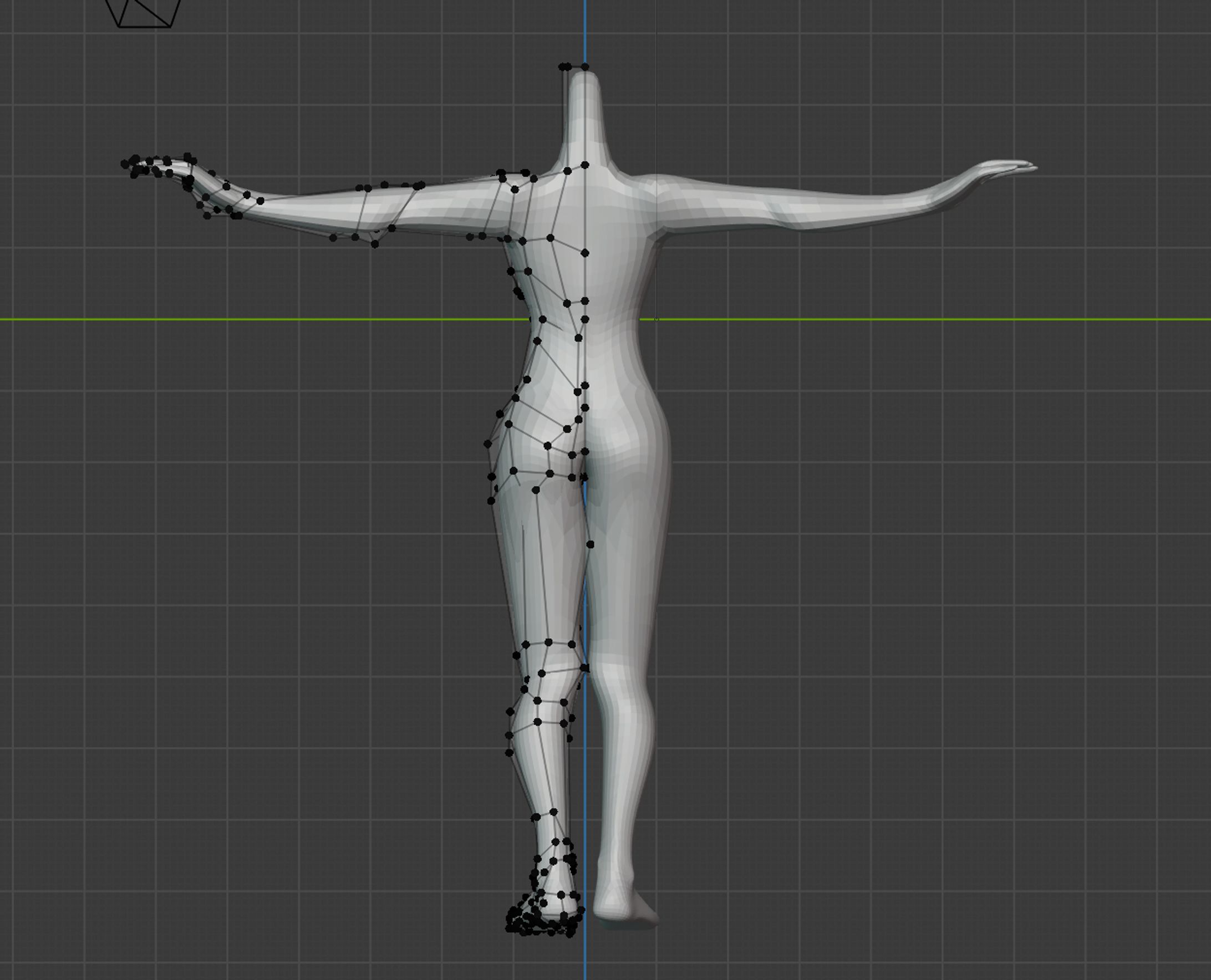 3Dモデル　女性　裏-1