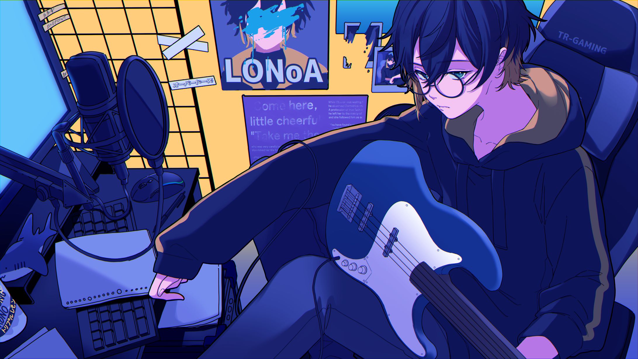 03【依頼制作】音沼ロノエ様：overdoseMVイラスト-1