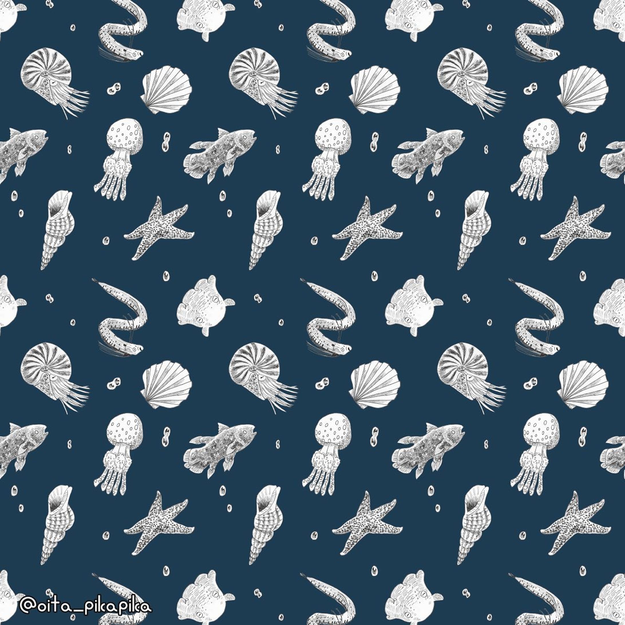 海柄/marine pattern

 #海  #海洋生物  #イラスト  #イラストレーション  #創作  #オリジナルイラスト  #いらすとぐらむ  #イラストグラム  #柄  #パターン  #パターンデザイン  #生き物  #sea  #sealife  #pattern  #patterndesign  #アナログ絵  #ペン画  #アナログイラスト  #illustration  #illustgram  #originalillustration  #penillustration  #analogillustration  #seacreatures-1