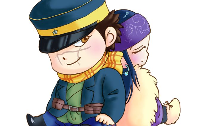 二次創作【金カム他】SDキャラ・ドット絵／BL有