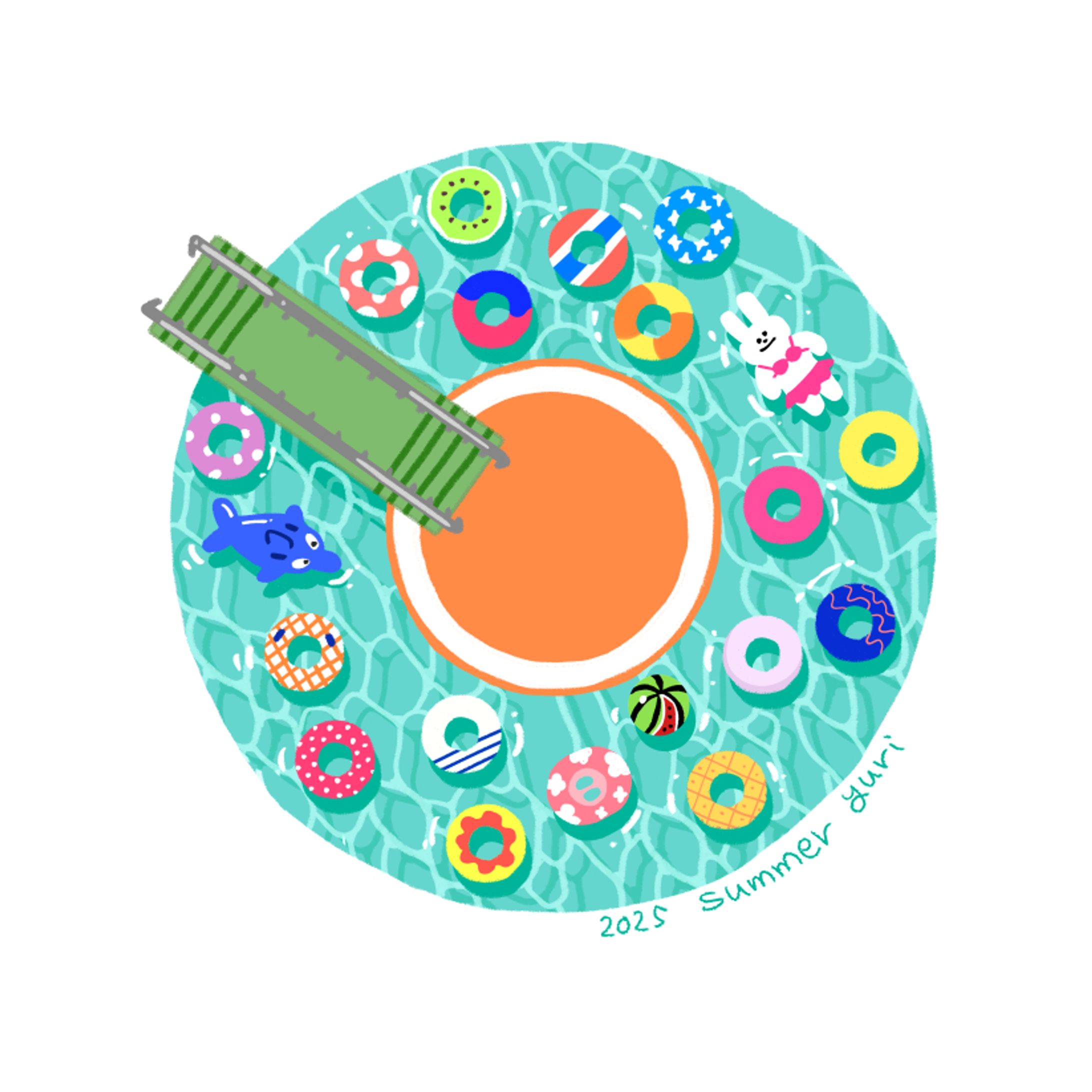 【個人製作】西条HAKUWAプールイラスト-1