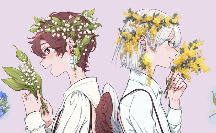 仕事絵、bl