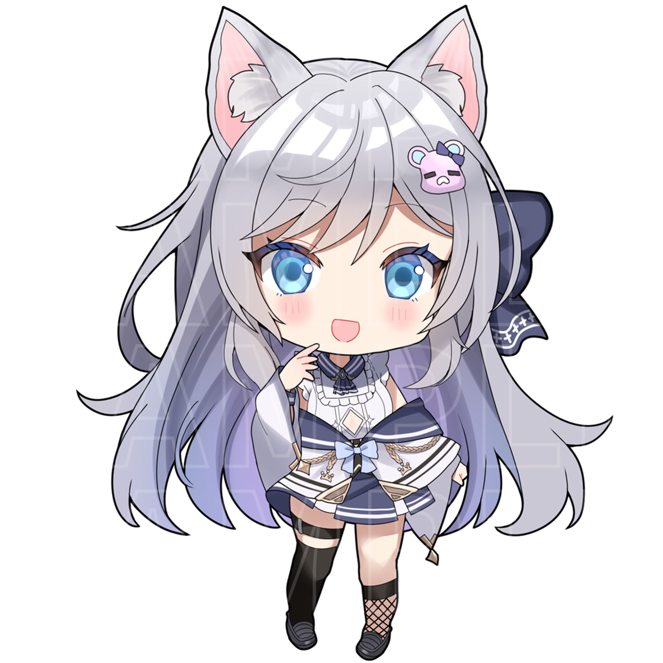 ミニキャライラスト/麻倉ましろ様-1