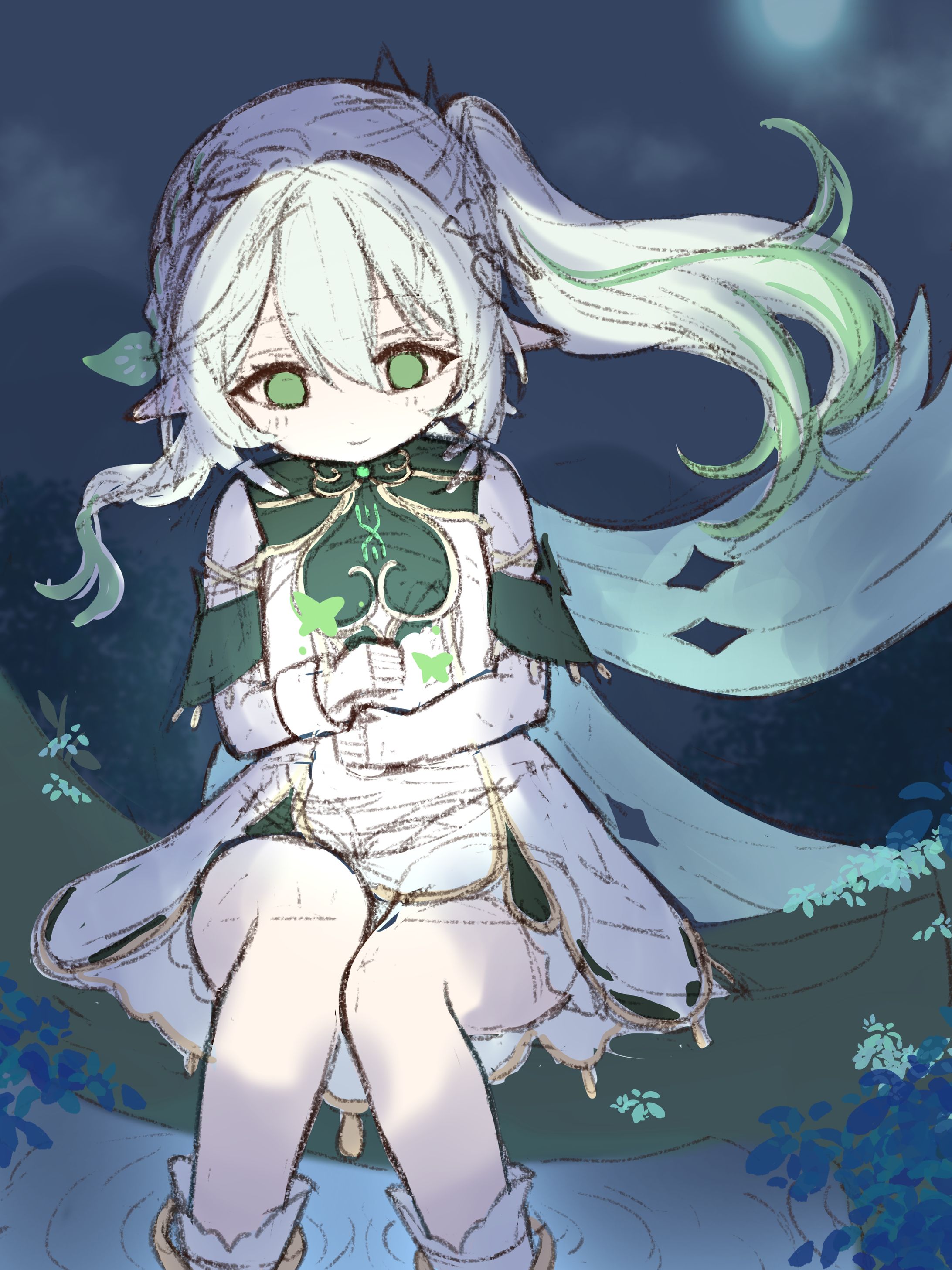 一枚絵の制作過程-1