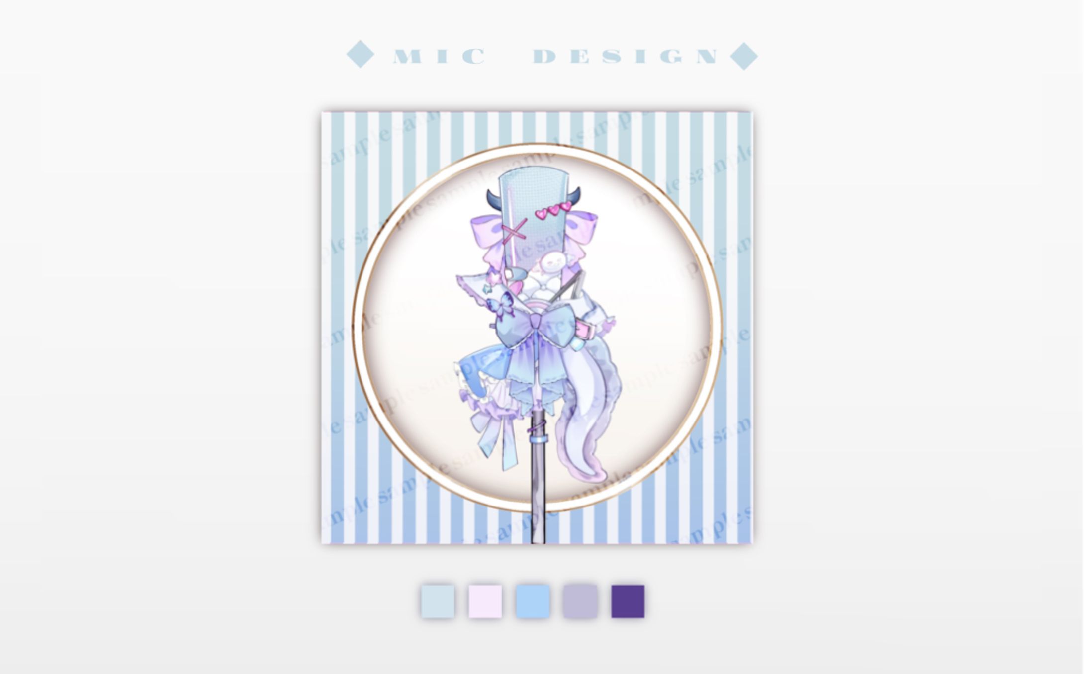 【skeb】白縫ねね【Mic Design】-1