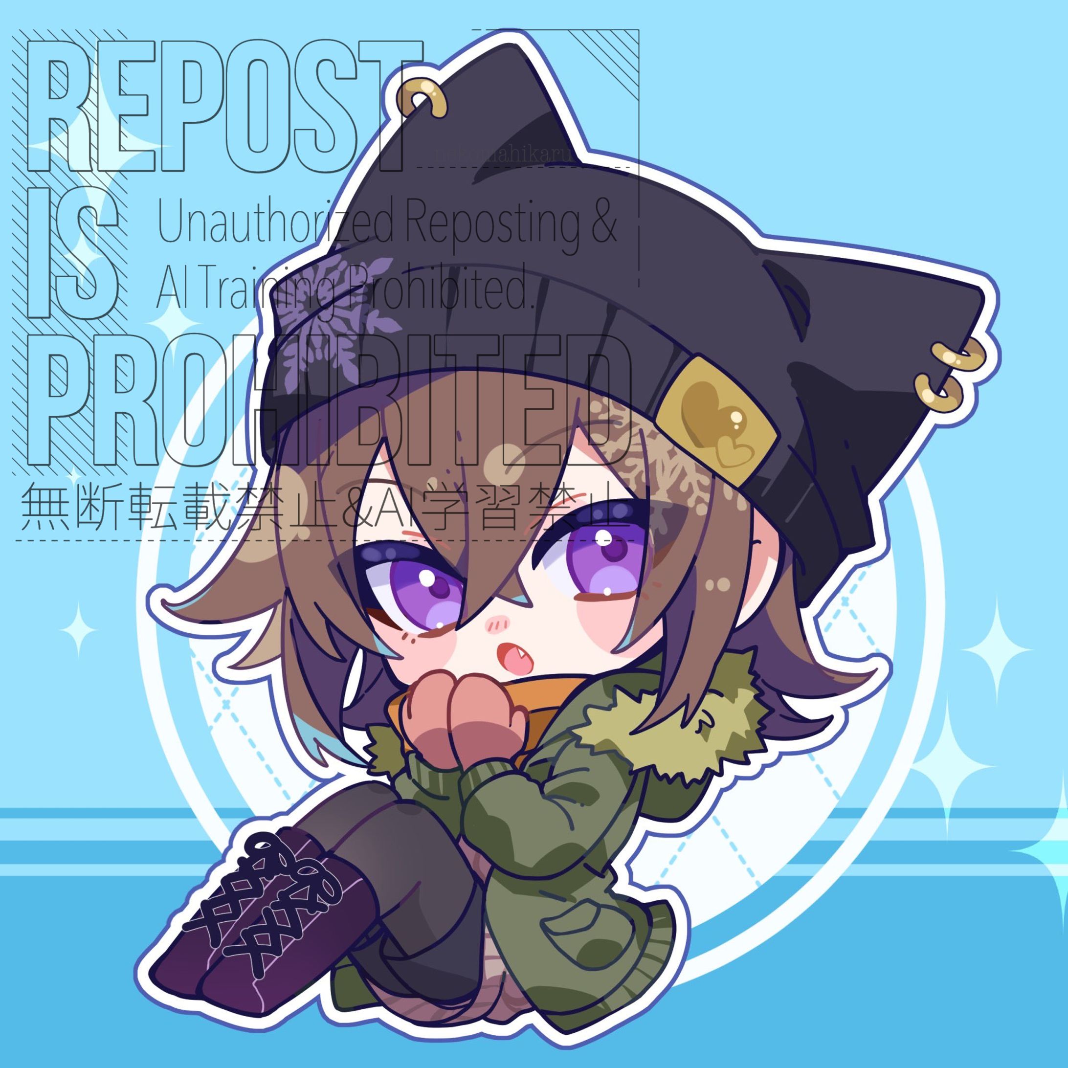 バケゆか様 グッズ用SDイラスト