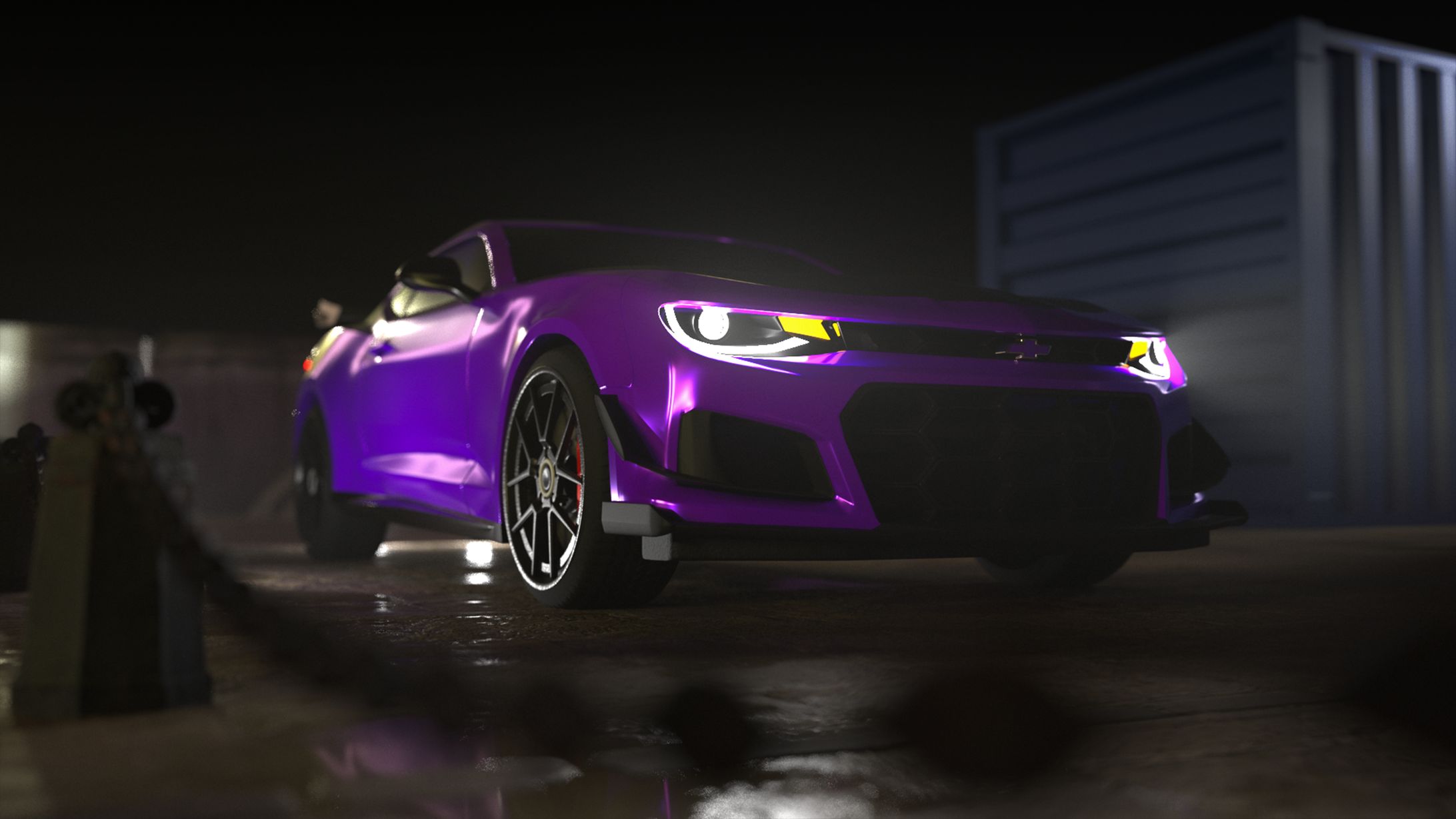 HardSurface Model | Chevrolet Camaro ZL1 -1