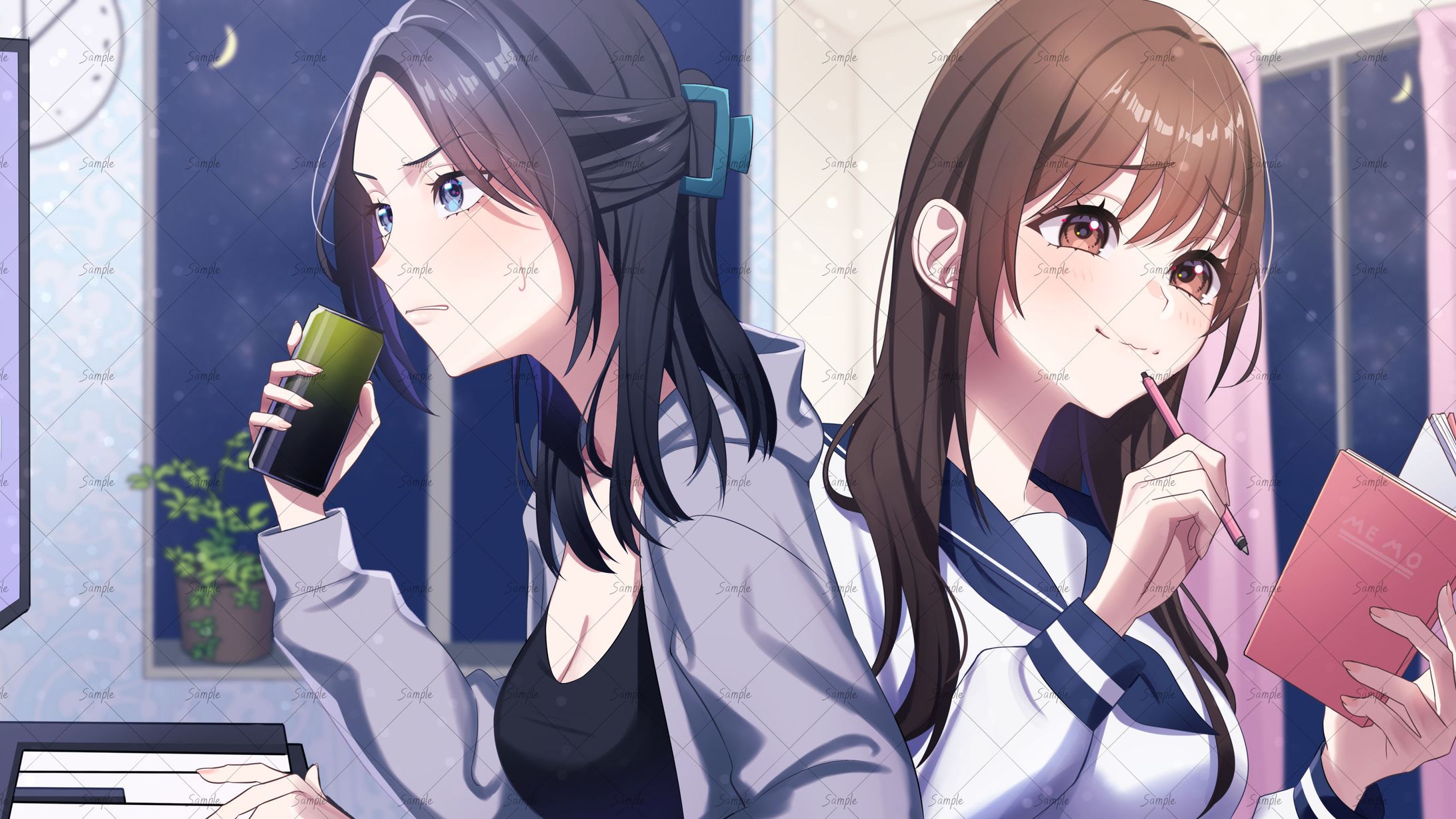 汐瀬悠里様 ボイスドラマサムネイルイラスト-1