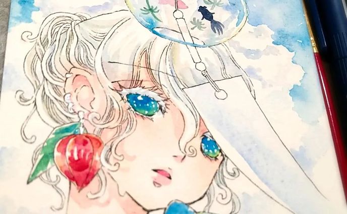 #ちいさなTetoTeto展03 ⁡
あつくてあおい🎐

⁡⁡#illustration #illust #illustgram #art #animeart #artwork #painting #watercolor #イラスト #手描きイラスト #アナログイラスト #創作  #創作イラスト #オリジナル  #オリジナルイラスト #透明水彩  #水彩 #水彩画 #イラストグラム #イラスト好きな人と繋がりたい  #入道雲 #積乱雲 #風鈴 #ラムネ #鬼灯
