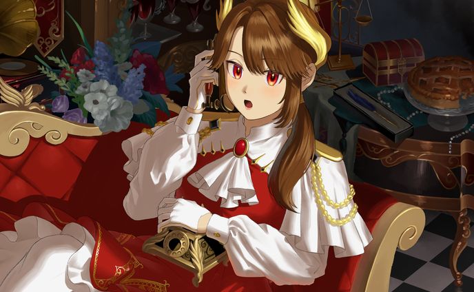 【個人制作】学校作品展 展示イラスト
