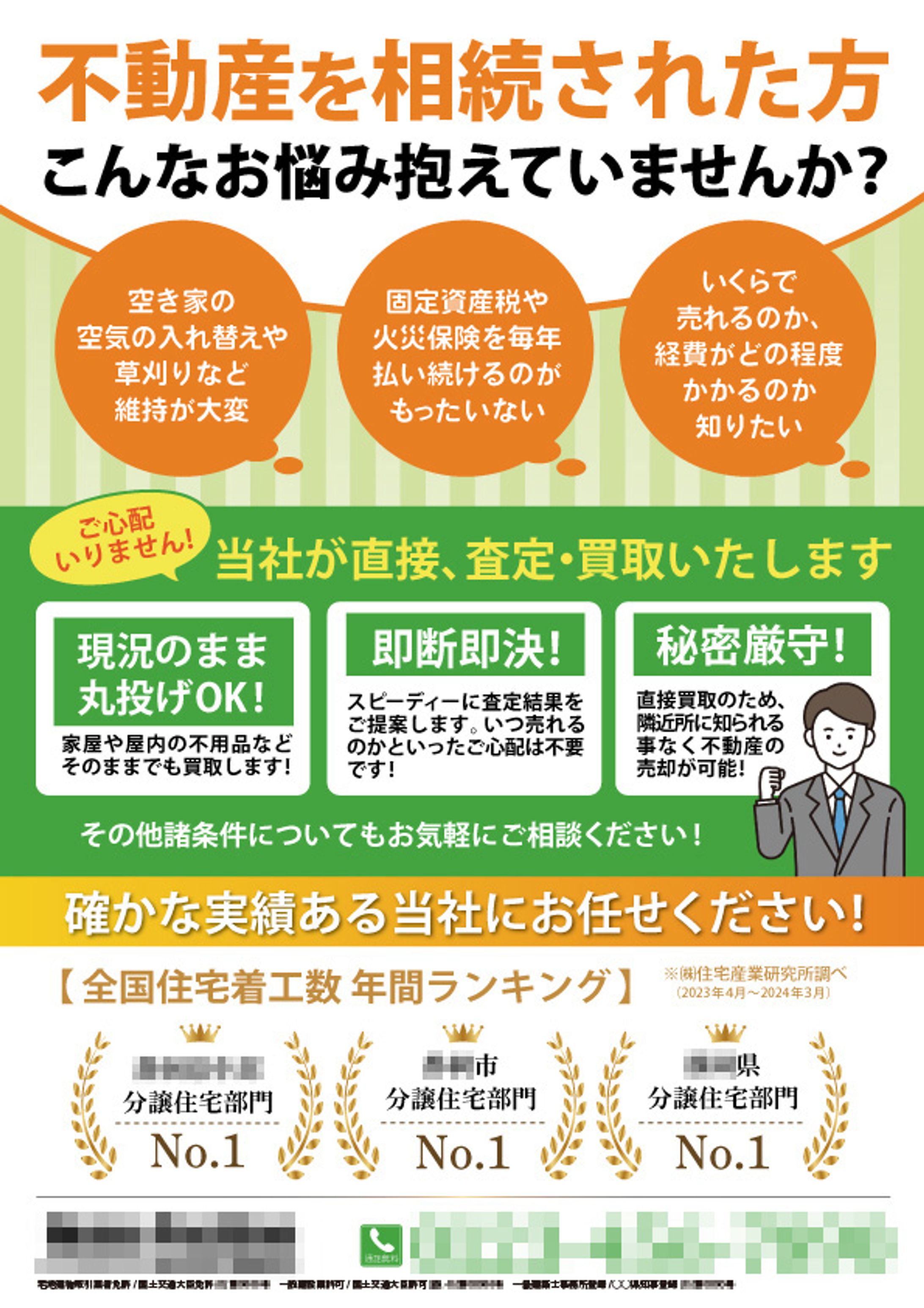 ★実案件　チラシ｜不動産相続 査定・買取-1