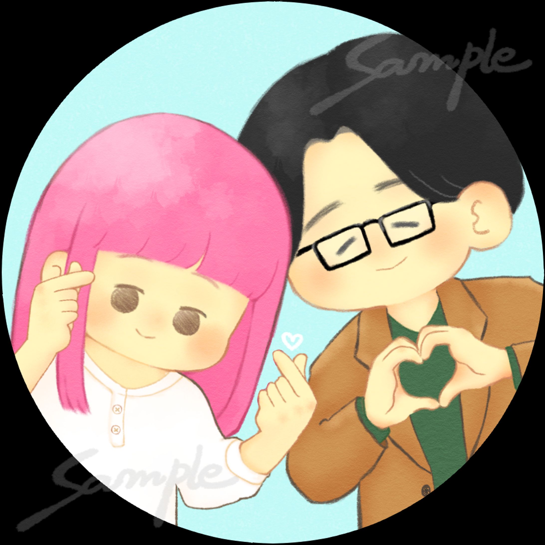 【ご依頼絵】SNS等で使用するアイコン-1