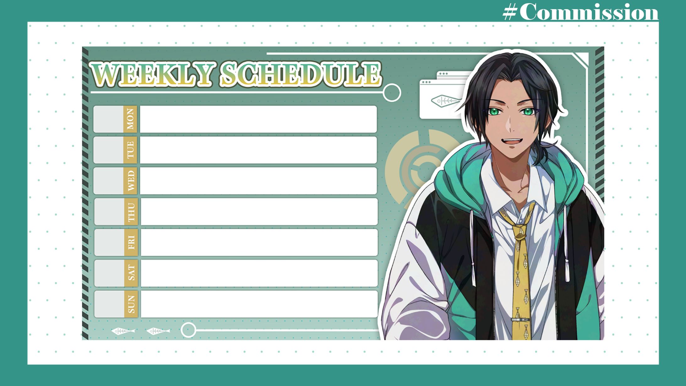 【週間予定表】ほねせんべい様-1