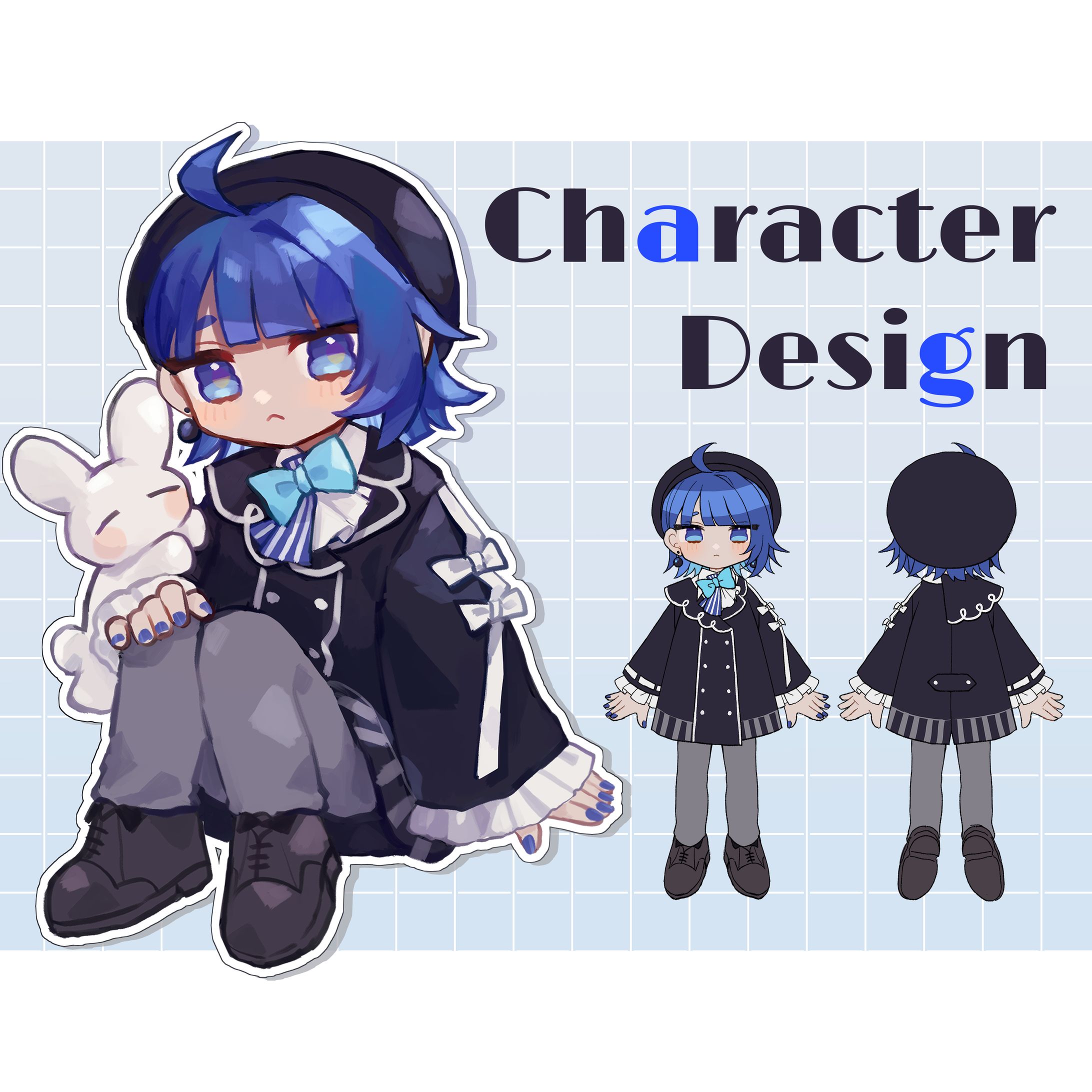 【リロ様】KP駒　キャラクターデザイン・SDイラスト-1