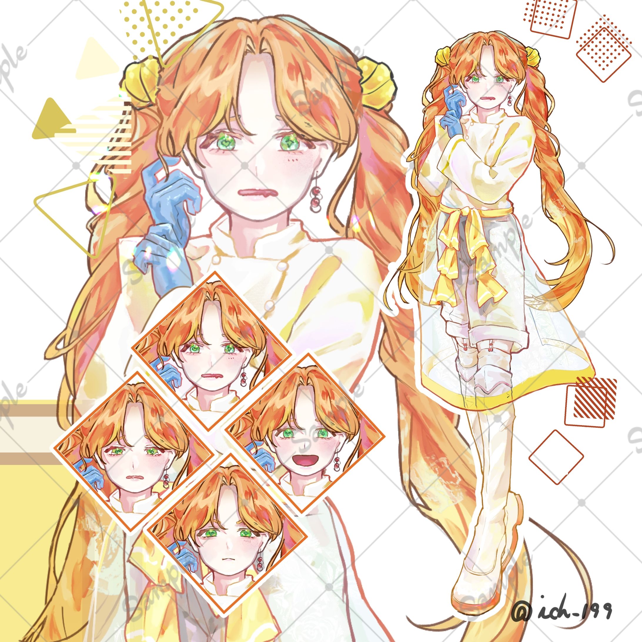 【立ち絵】シェフの女の子-1