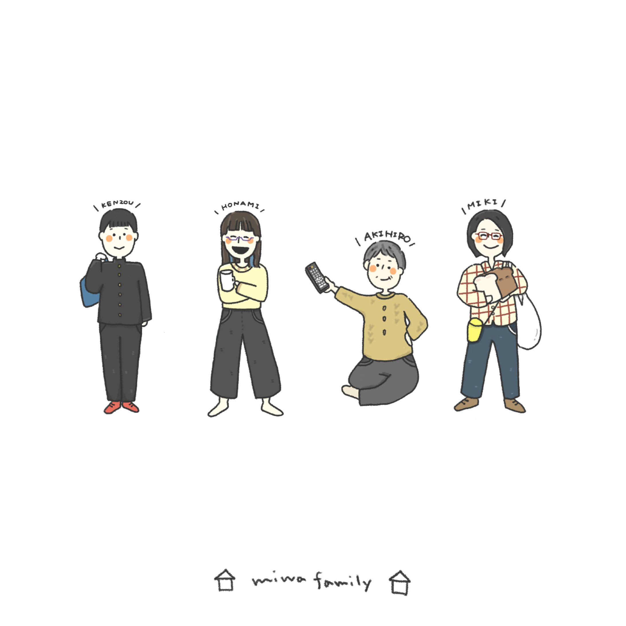 【アイコン】家族イラスト-1