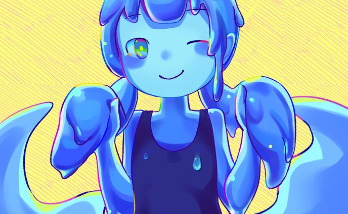 スク水スライム娘