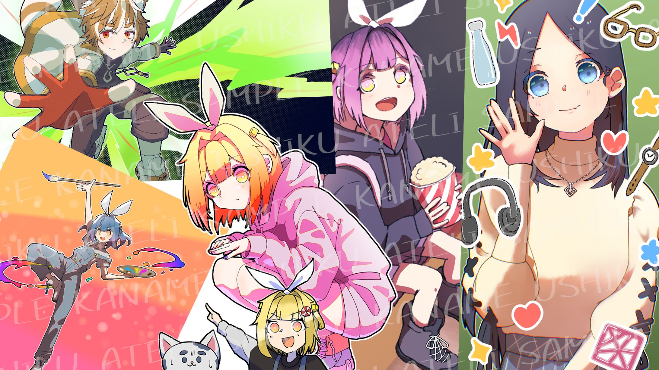 キャラクターイラスト・デザイン（あとり作）-1