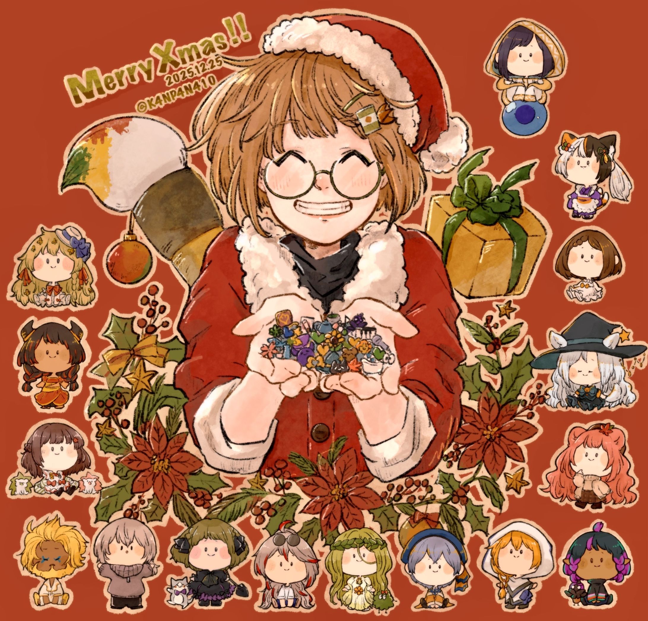【企画】クリスマスちびキャラプレゼント【2025年12月】-1