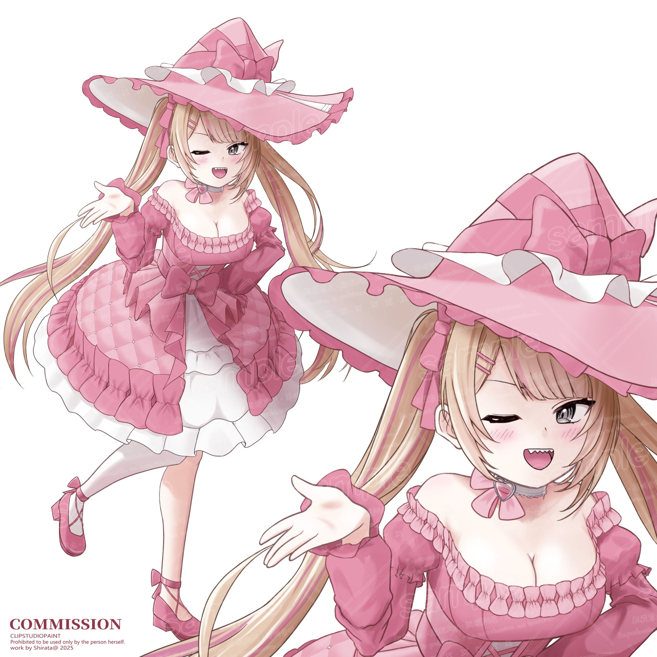 心杖マギサ様 初配信記念グッズイラスト-1