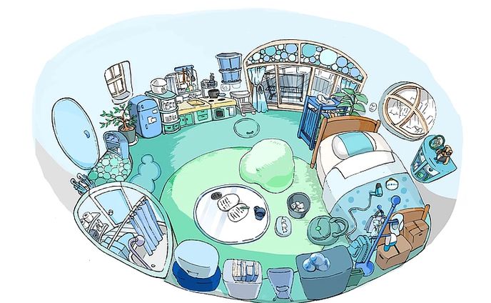 丸い部屋