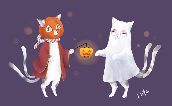 ネコハロウィン