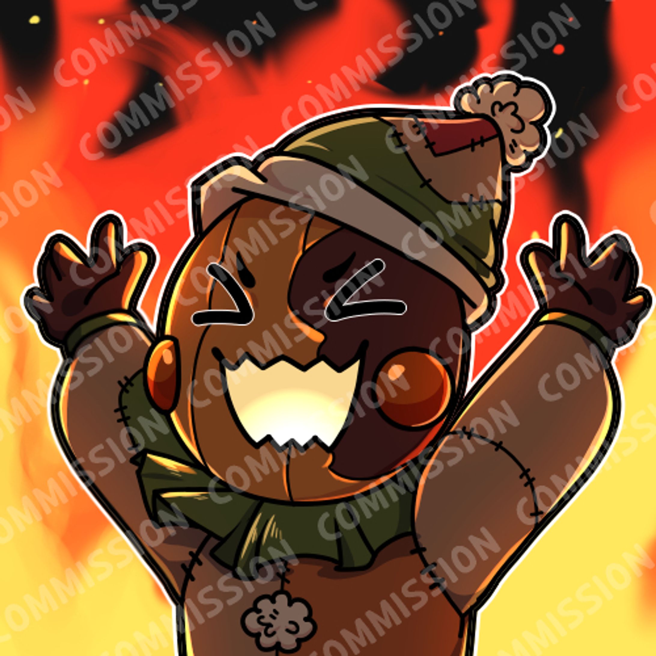 Emote Commission - Backstage AU-1