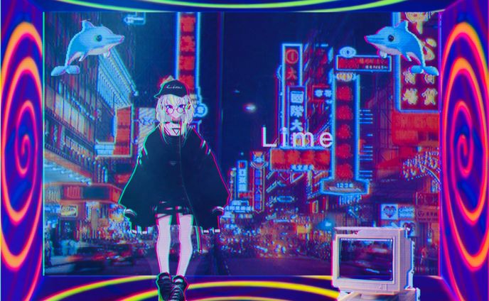 vtuber、コラージュ