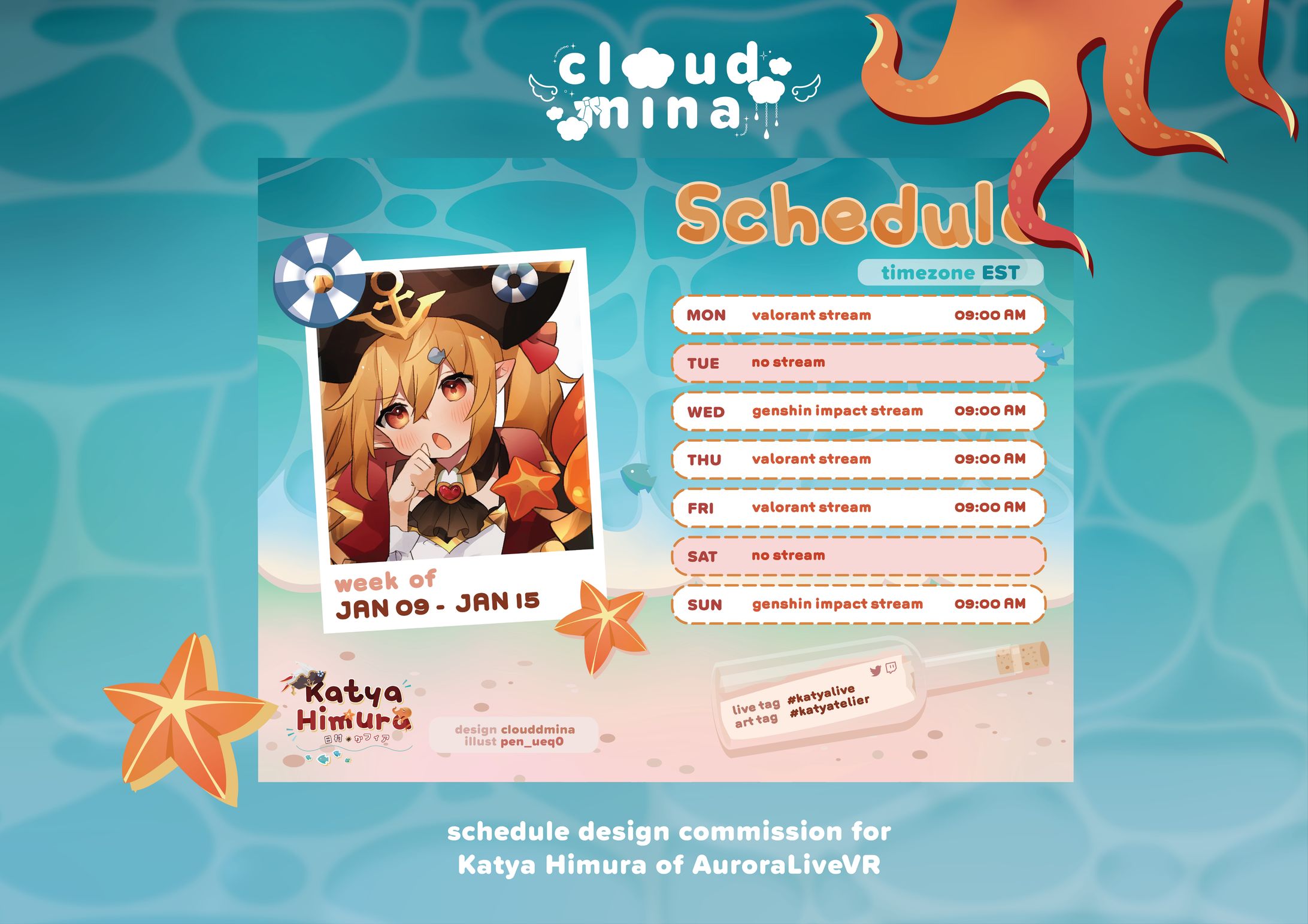 Vtuber Schedule Design-1