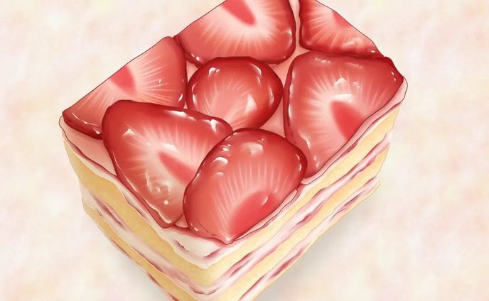 苺ケーキ♪

#苺ケーキ#いちごスイーツ 　#いちごケーキ 　#イチゴ　#strawberry  #strawberrycake🍓  #イラスト　#スイーツイラスト　#食べ物イラスト　#ケーキイラスト　#foodieart #foodillust  #foodillustration  #sweets  #cake  #苺　#いちご