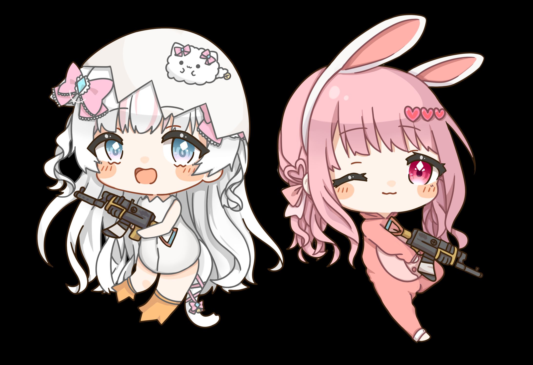 羽澄しおり様 ご依頼SDイラスト-1