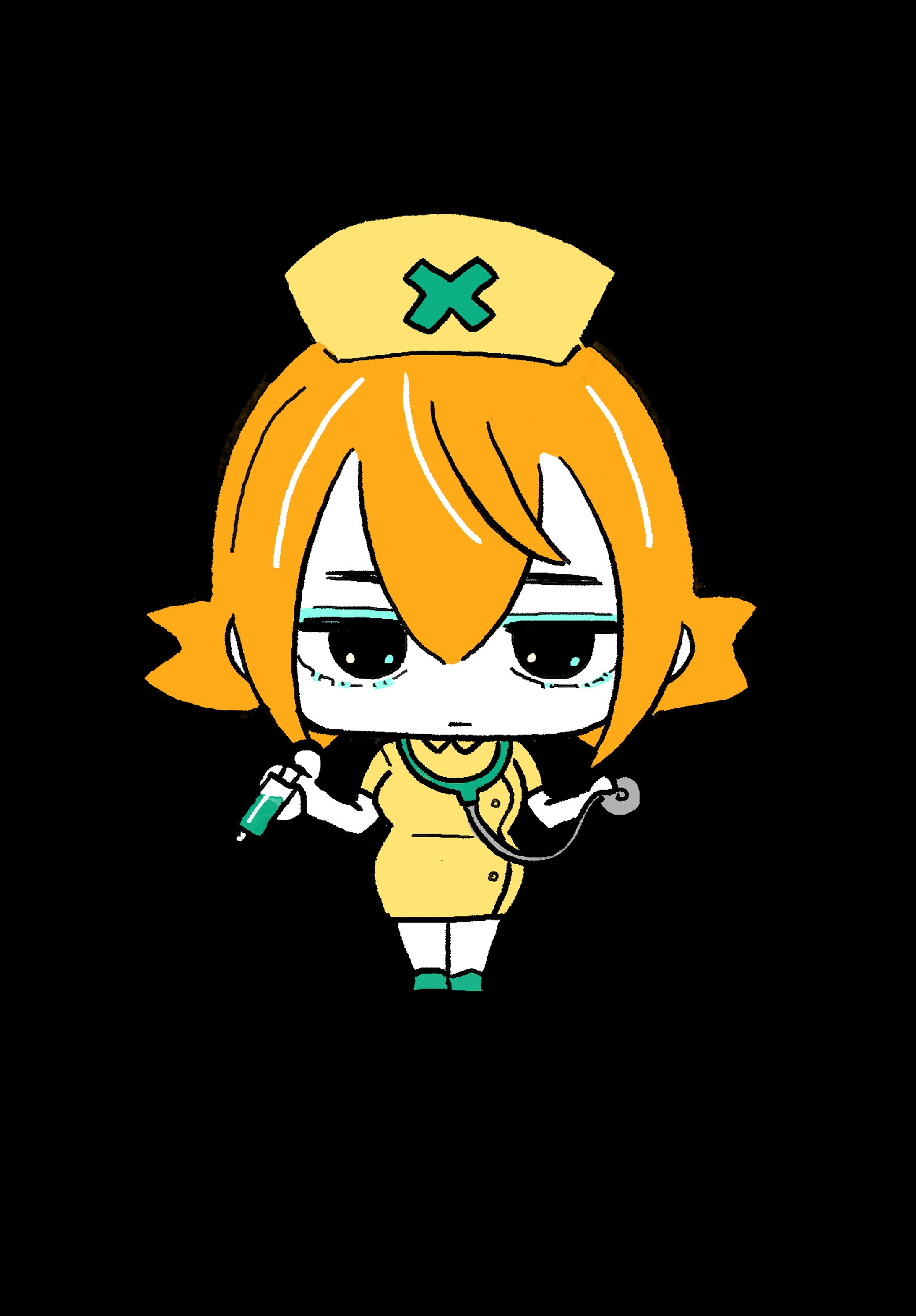 ナース　ポストカードイラスト(2020)-1