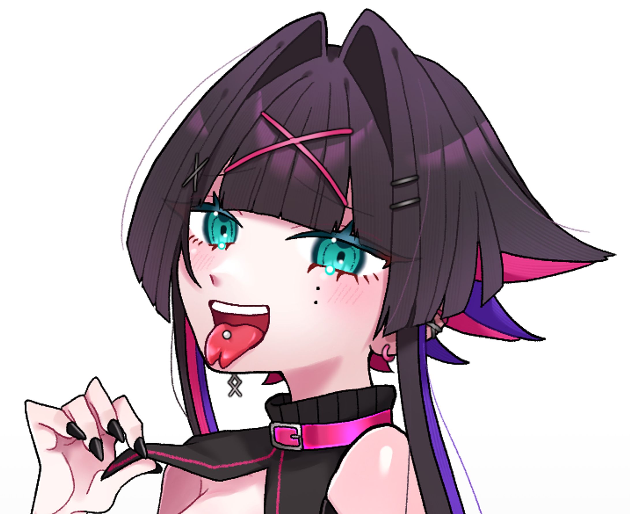 【R18創作】黒巣ばつ-胸見せ-1