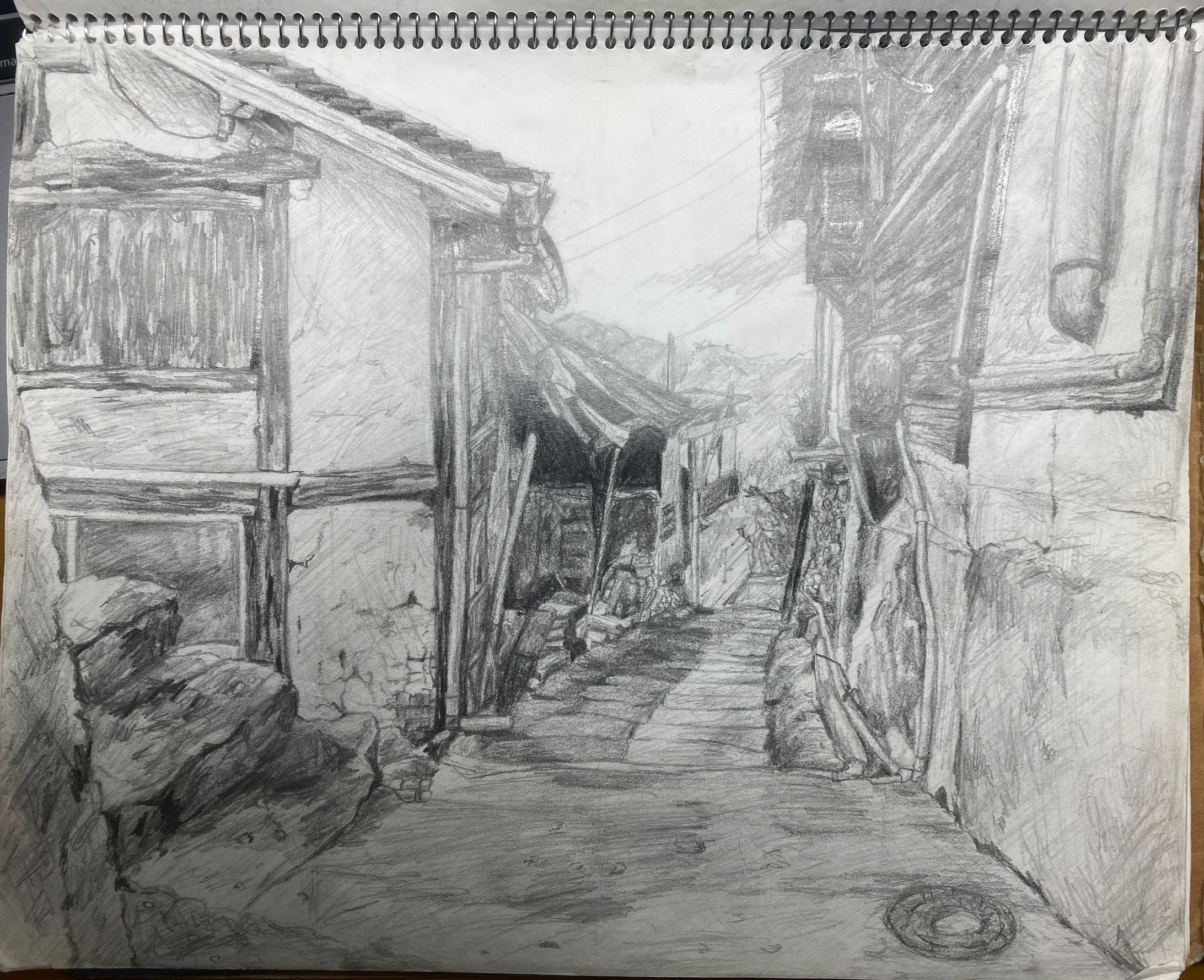 風景デッサン（2023/8/12作成）-1