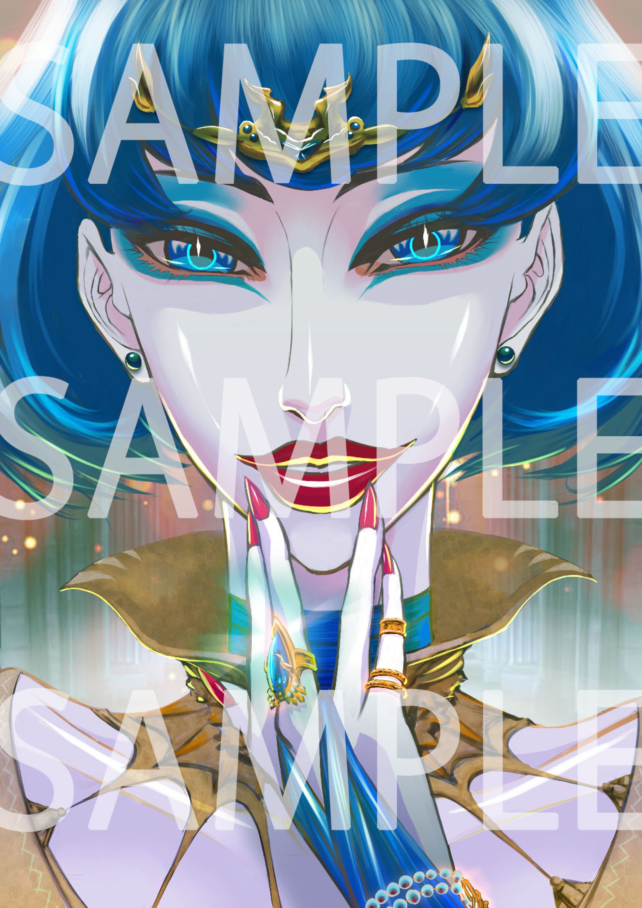 白塗り女性 SAMPLE-1